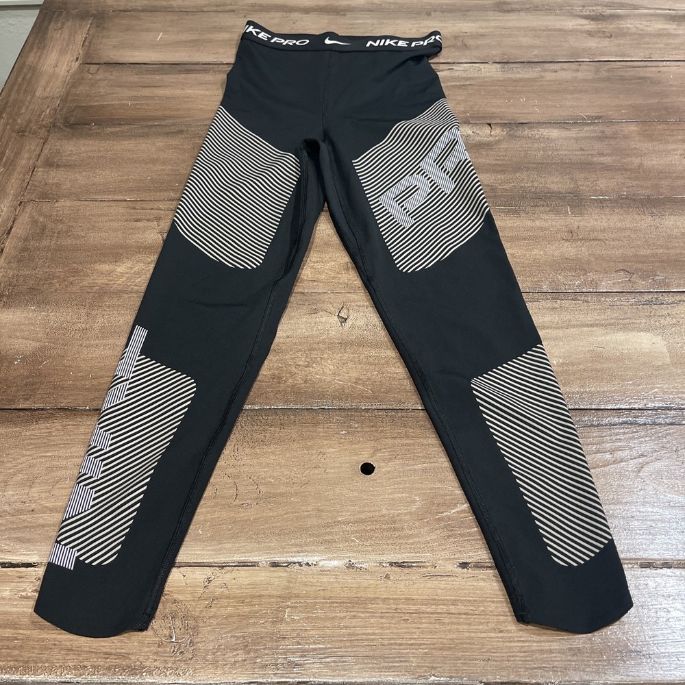 NIKE PRO DRI-FIT WOMENS RUNNING/ATHLETIC LEGGINGS, Xs GOOD COMPRESSION!
